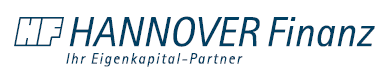 Logo von HANNOVER Finanz mit dem Slogan Ihr Eigenkapital Partner